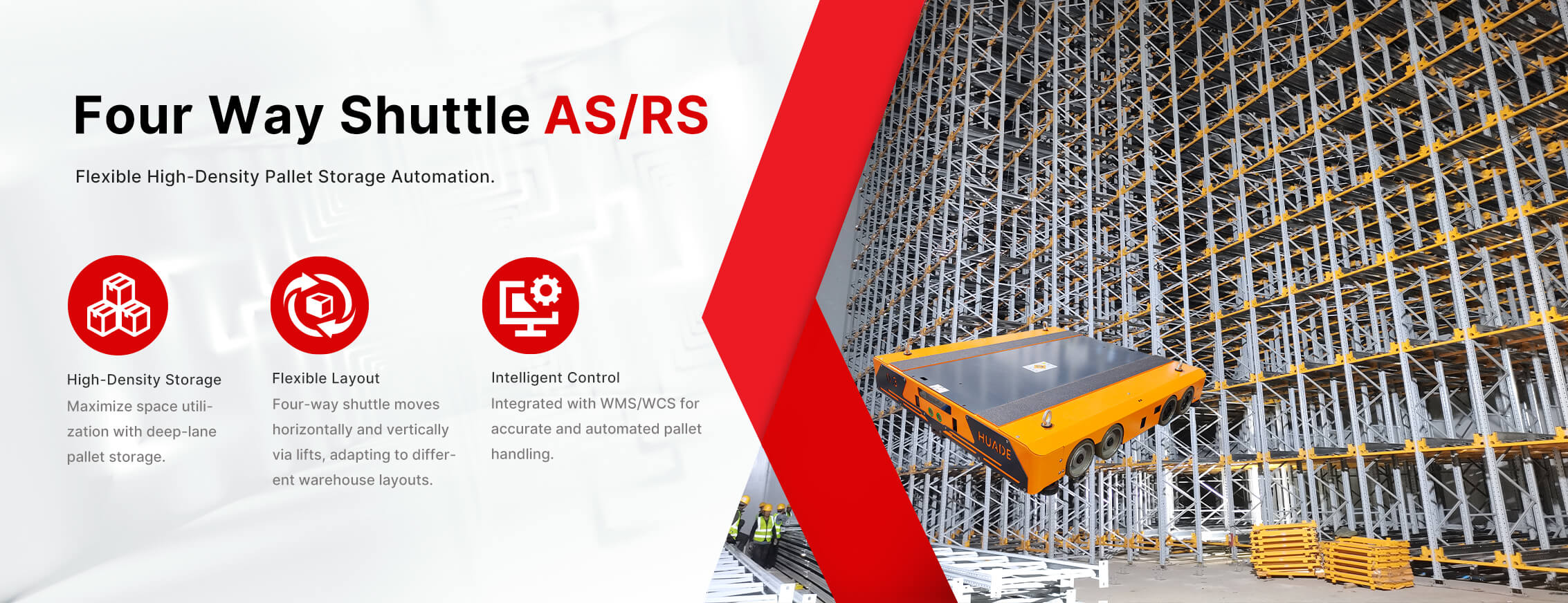 четырехсторонний шаттловый ASRS четырехсторонний шаттловый ASRS
