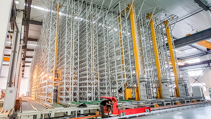 Автоматизированная складская система со штабелером для мини-грузов ASRS