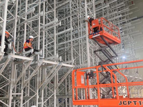 Spacer Saver High Bay Assembled Racking