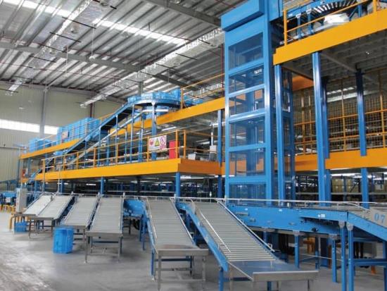 Pallet elevators for automated warehouse